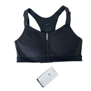 NWT- NIKE Dri-Fit Women's High-Support Padded Zip-Front Sports Bra!